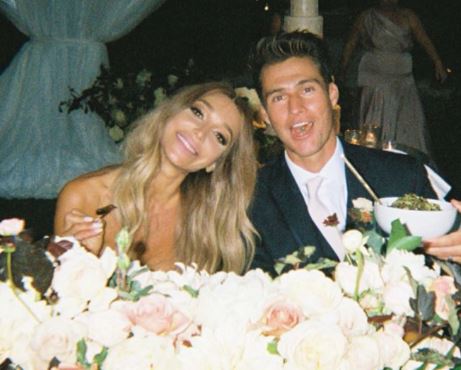 Haley Giraldo and Matt Williams on their wedding day